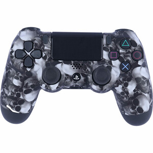 دسته بازی بی سیم SONY PlayStation 4 DualShock 4 High Copy طرح اسکلت کد 5