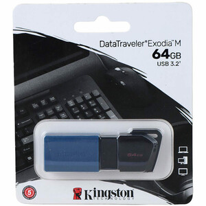 فلش 64 گیگ کینگستون Kingston DataTraveler ExodiaM USB3.2