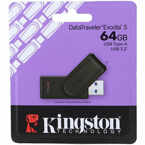 فلش 64 گیگ کینگستون Kingston DataTraveler ExodiaS USB3.2