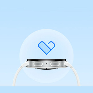 ساعت هوشمند 40 میلی‌متری سامسونگ مدل Galaxy Watch 8 با بند پلاستیکی