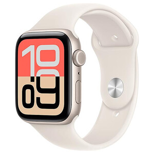 ساعت هوشمند 44 میلی متری اپل مدل SE 3 Aluminum Case با بند سیلیکونی