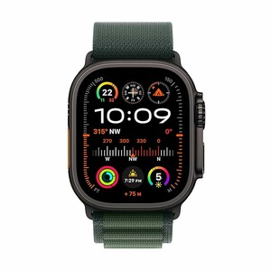 ساعت هوشمند اپل مدل Ultra 2 Black Titanium Case Alpine Loop 49mm