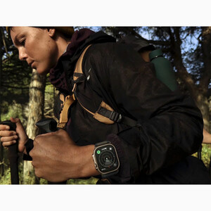 ساعت هوشمند اپل مدل Ultra 2 Black Titanium Case Alpine Loop 49mm