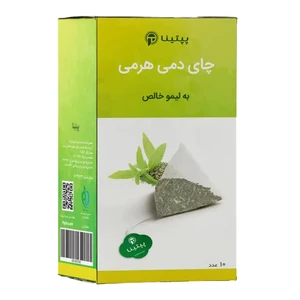 دمنوش خالص به لیمو دمی هرمی پپتینا بسته 10 عددی