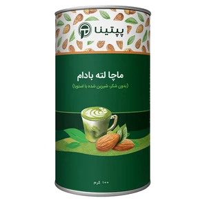 ماچا لته با پودر شیر بادام پپتینا بسته 500 گرمی