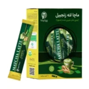 ماچا لته زنجبیل پپتینا قوطی 100 گرمی