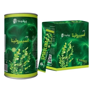 پودر اسپیرولینا سبز پپتینا 100 gr package
