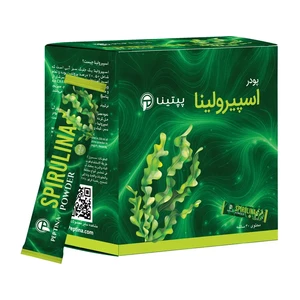 پودر اسپیرولینا سبز پپتینا 100 gr package