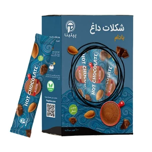 شکلات داغ با پودر شیر بادام پپتینا قوطی 100 گرمی