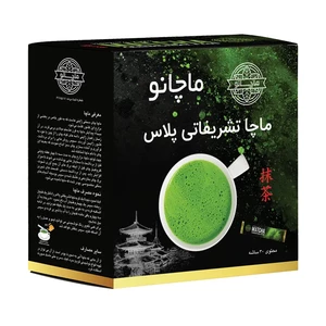 پودر ماچا تشریفاتی پلاس ماچانو جعبه ساشهای محتوی 15 ساشه