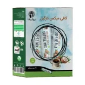 کافی میکس با پودر شیر نارگیل پپتینا قوطی 100 گرمی