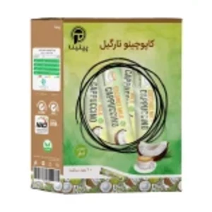 کاپوچینو با پودر شیر نارگیل پپتینا قوطی 100 گرمی