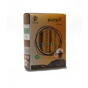 کاپوچینو کلاسیک پپتینا sachet box containing 20 sachets of 10 grams