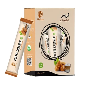 کریمر غیر لبنی با پودر شیر بادام پپتینا 10 ساشه 10 گرمی