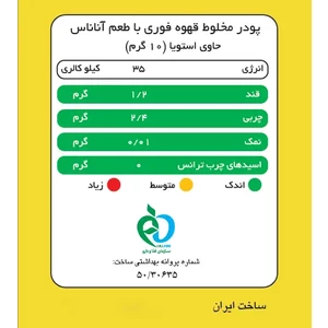 کافی میکس آناناس پپتینا 10 ساشه 10 گرمی
