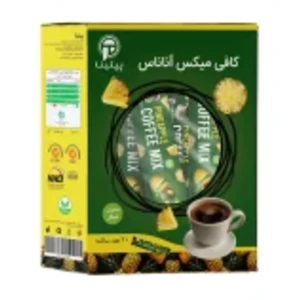 کافی میکس آناناس پپتینا sachet box containing 20 sachets of 10 grams