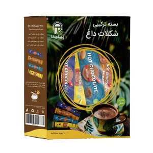 بسته ترکیبی شکلات داغ پپتینا بسته 10 ساشه‌ای