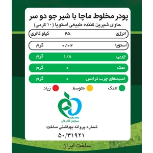 ماچا لته جو دو سر پپتینا قوطی 100 گرمی