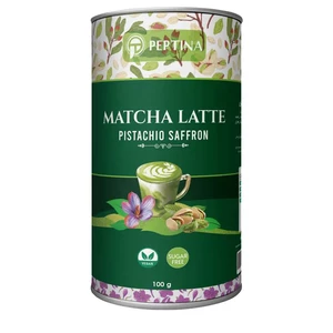 ماچا لته پسته زعفران پپتینا 10 ساشه 10 گرمی