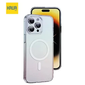 قاب شفاف مگ‌سیف Green Lion MagSafe Crystal Clear Case | iPhone 15 Pro Max
