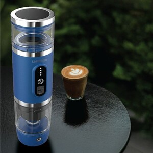 اسپرسو ساز قابل حمل LePresso 4-in-1 | ظرفیت 80mL، کف‌ساز شیر، باتری 2500mAh