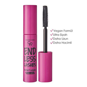 ریمل حجم دهنده و بلند کننده Endless Lashes گلدن رز 13ml