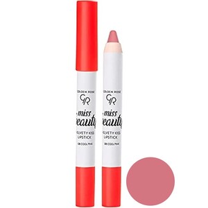 رژ لب مدادی گلدن رز Velvety Kiss میس بیوتی
