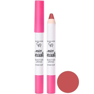 رژ لب مدادی گلدن رز Velvety Kiss میس بیوتی
