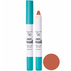 رژ لب مدادی گلدن رز Velvety Kiss میس بیوتی