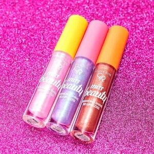 رژ لب مایع حجم دهنده میس بیوتی Diamond Shine گلدن رز 4.5ml