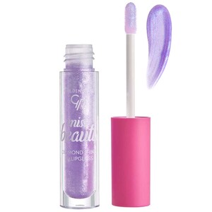 رژ لب مایع حجم دهنده میس بیوتی Diamond Shine گلدن رز 4.5ml