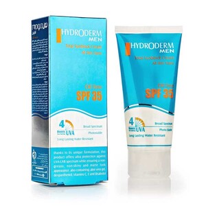 کرم ضد آفتاب آقایان هیدرودرم SPF35 فاقد چربی