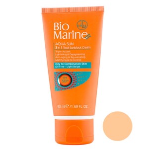 کرم ضد آفتاب رنگی بایومارین پوست چرب SPF50