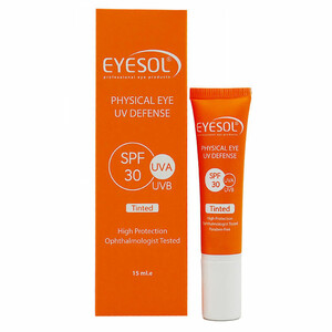 ضد آفتاب رنگی دور چشم SPF30 آیسول 15ml