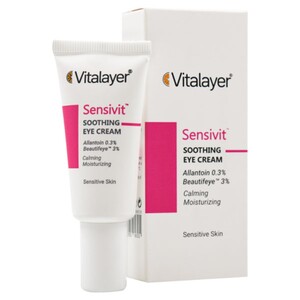 کرم التیام بخش دور چشم پوست حساس sensivit ویتالیر 15ml