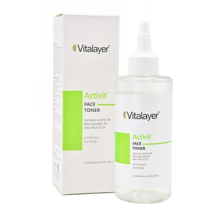 تونر پوست های چرب و مختلط Activit ویتالیر 200ml