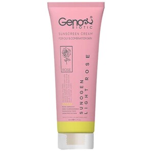 ضد آفتاب رنگی ژنوبایوتیک SPF50 پوست چرب