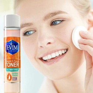 تونر روشن کننده انواع پوست ویتامین سی ایویم 210ml