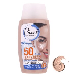 ضد آفتاب پیکسل رنگی پوست چرب SPF50