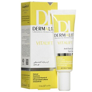 کرم دور چشم ضد تیرگی ویتالیفت درمالیفت 25ml