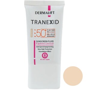 فلوئید ضد آفتاب رنگی ترنکسید درمالیفت SPF50 روشن کننده