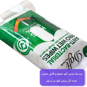دستمال مرطوب آنتی باکتریال دافی 12 عددی