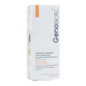 سرم ویتامین سی ژنوبایوتیک حاوی منیزیم آسکوربیل فسفات 30ml