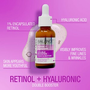 سرم دابل بوستر رتینول و هیالورونیک بالانس 30ml