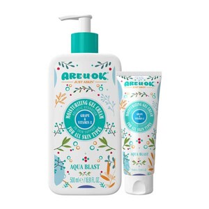 ژل کرم آبرسان آر یو اکی انگور و ویتامین 500ml E