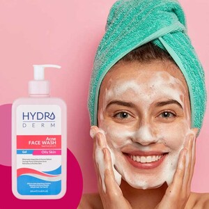 ژل شستشو صورت هیدرودرم پوست چرب 350ml