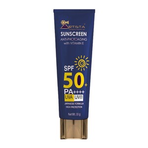 ضد آفتاب آرتیستا spf50 ضد چروک