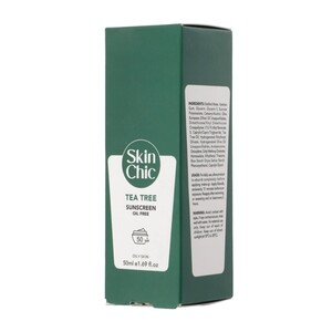کرم ضد آفتاب اسکین شیک پوست چرب SPF50 عصاره درخت چای 50ml