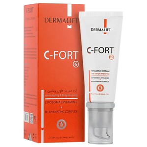 کرم ویتامین سی درمالیفت پوست چرب و جوش دار 40ml