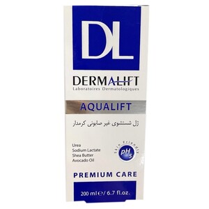 ژل شستشو غیر صابونی کرمدار درمالیفت 200ml